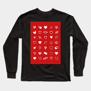 Hearts Long Sleeve T-Shirt